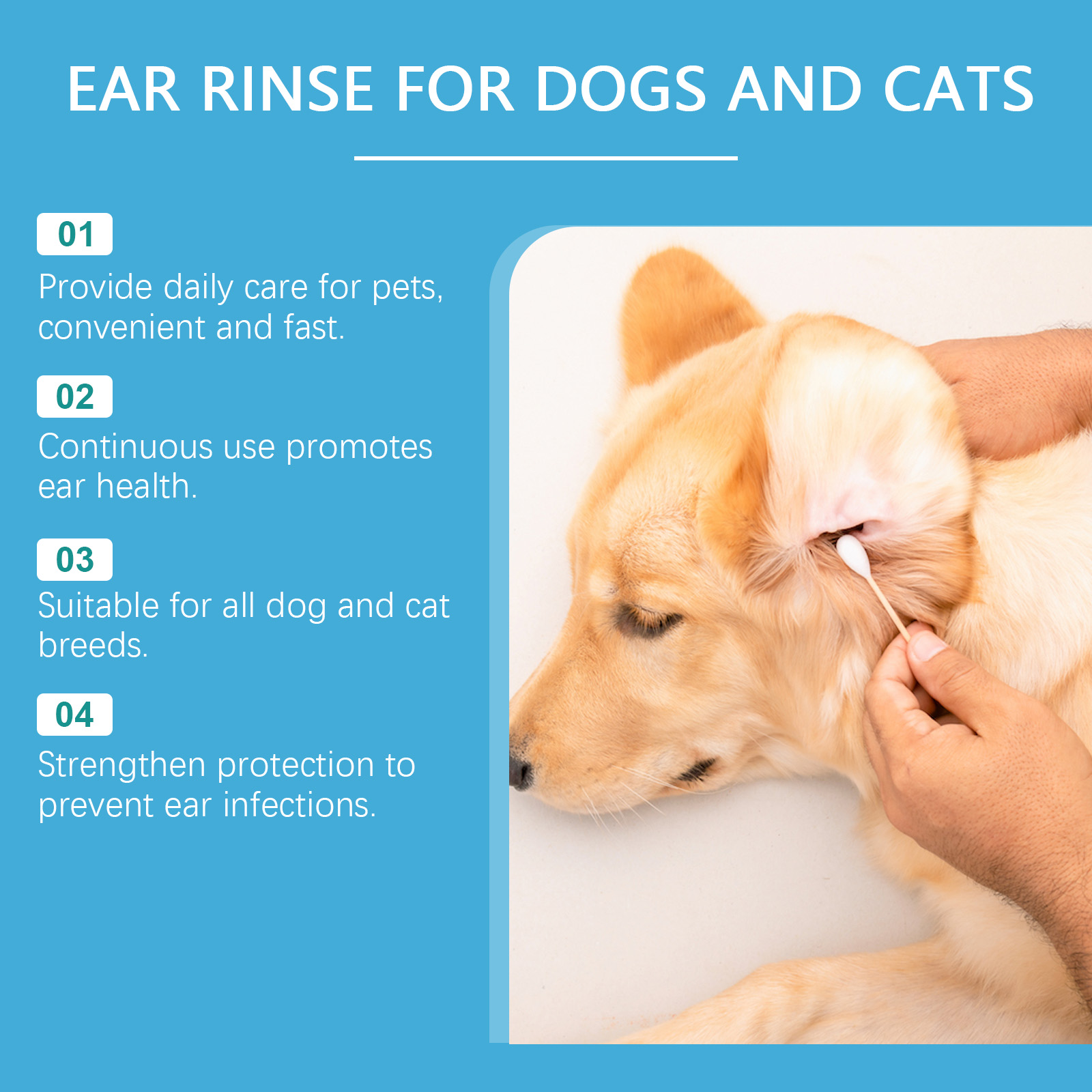 Pet Ear Cleaner For Dogs & Cat - Pet Ear Cleaner 评论和价格