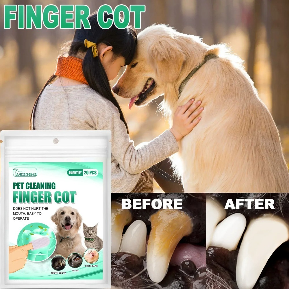 Disposable Pet Finger Cot Wet  - Pet Ear Cleaner 评论和价格