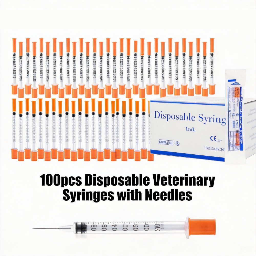 100pcs Disposable Syringe1ml 0 - Pet Supplies Vending Machine 评论和价格