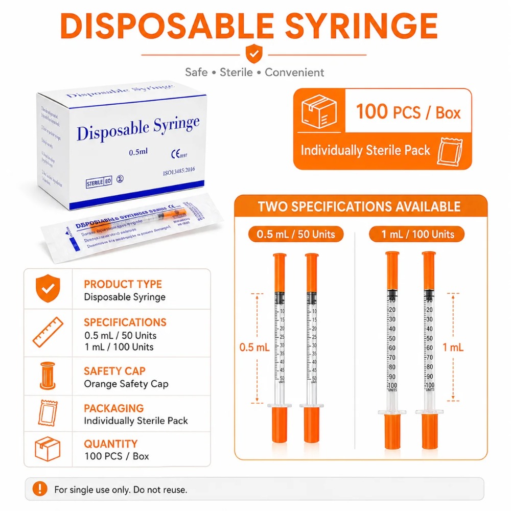 100pcs Disposable Syringe1ml 0 - Pet Supplies Vending Machine 评论和价格