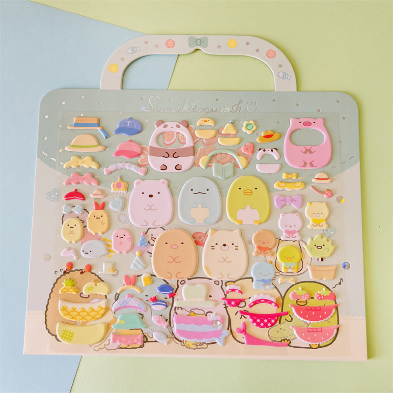 Kawaii Shirokuma Stickers 3D B - Pet Supplies First 评论和价格