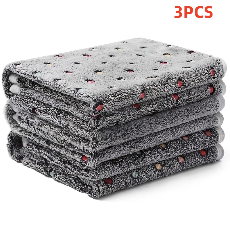 3PCS Soft Fluffy Pet Blanket C - Pet Supplies Vending Machine 评论和价格