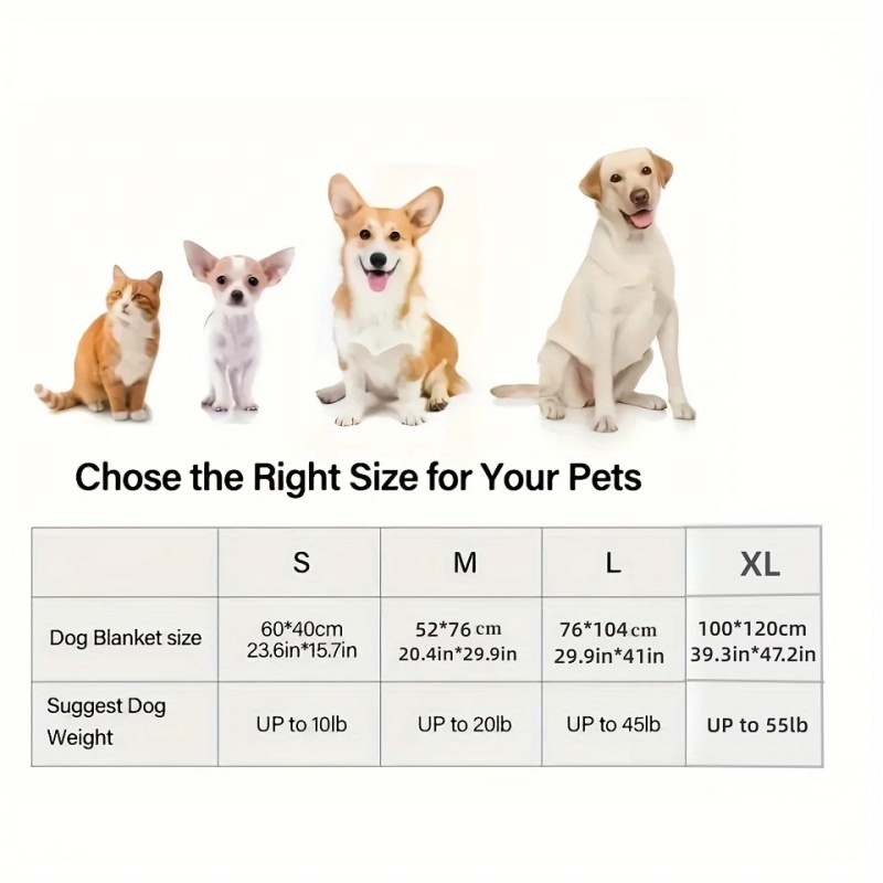 3PCS Soft Fluffy Pet Blanket C - Pet Supplies Vending Machine 评论和价格