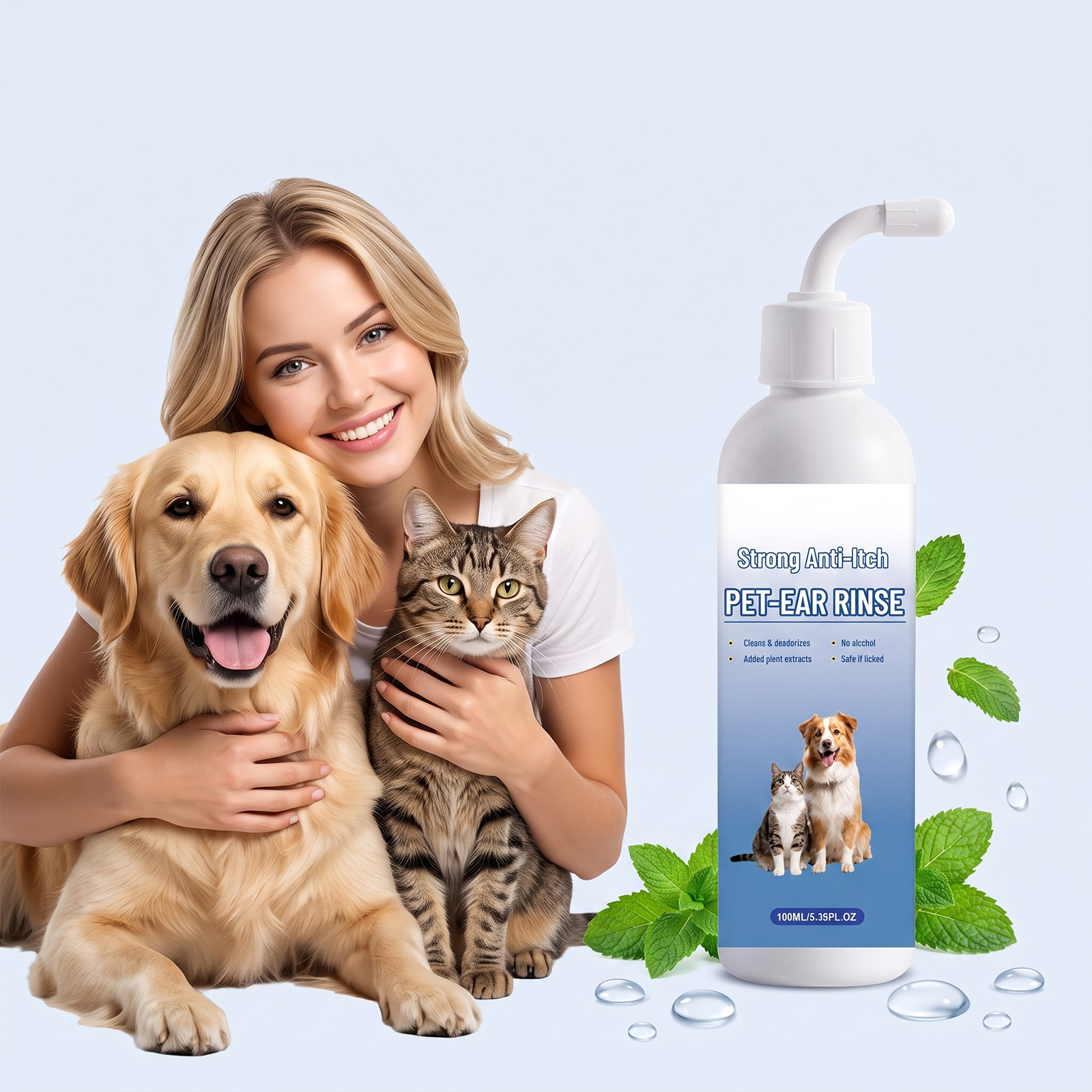 Pet Ear Cleaner Drops Dog Cat  - Pet Ear Cleaner 评论和价格